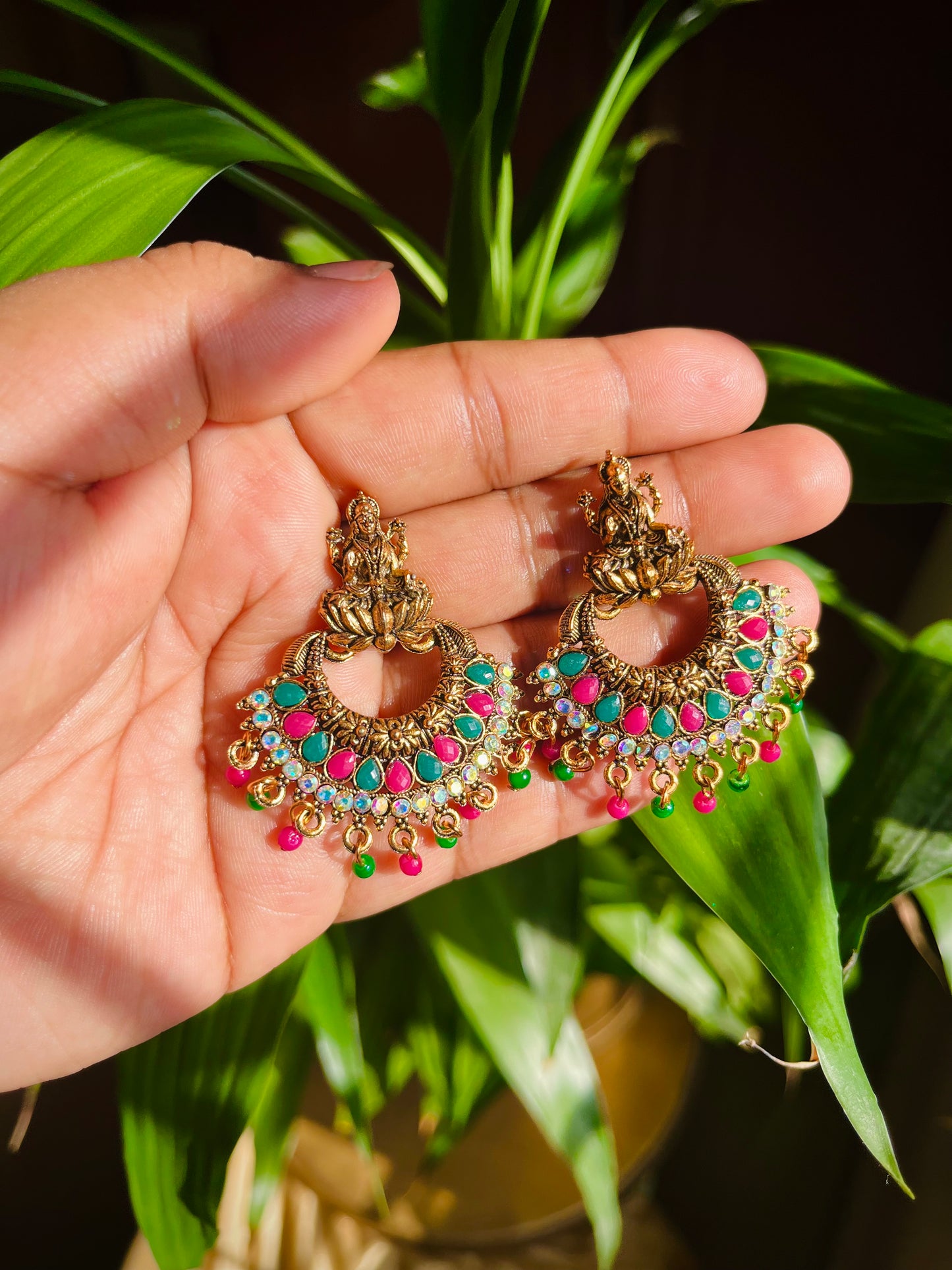 Lakshmi Chandbali temple jhumka(JYO6124)