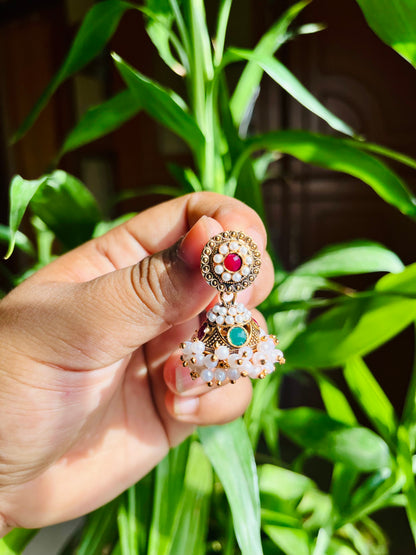 Antique kemp Jhumka (JYO6123)
