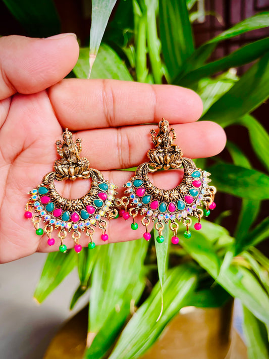 Lakshmi Chandbali temple jhumka(JYO6124)