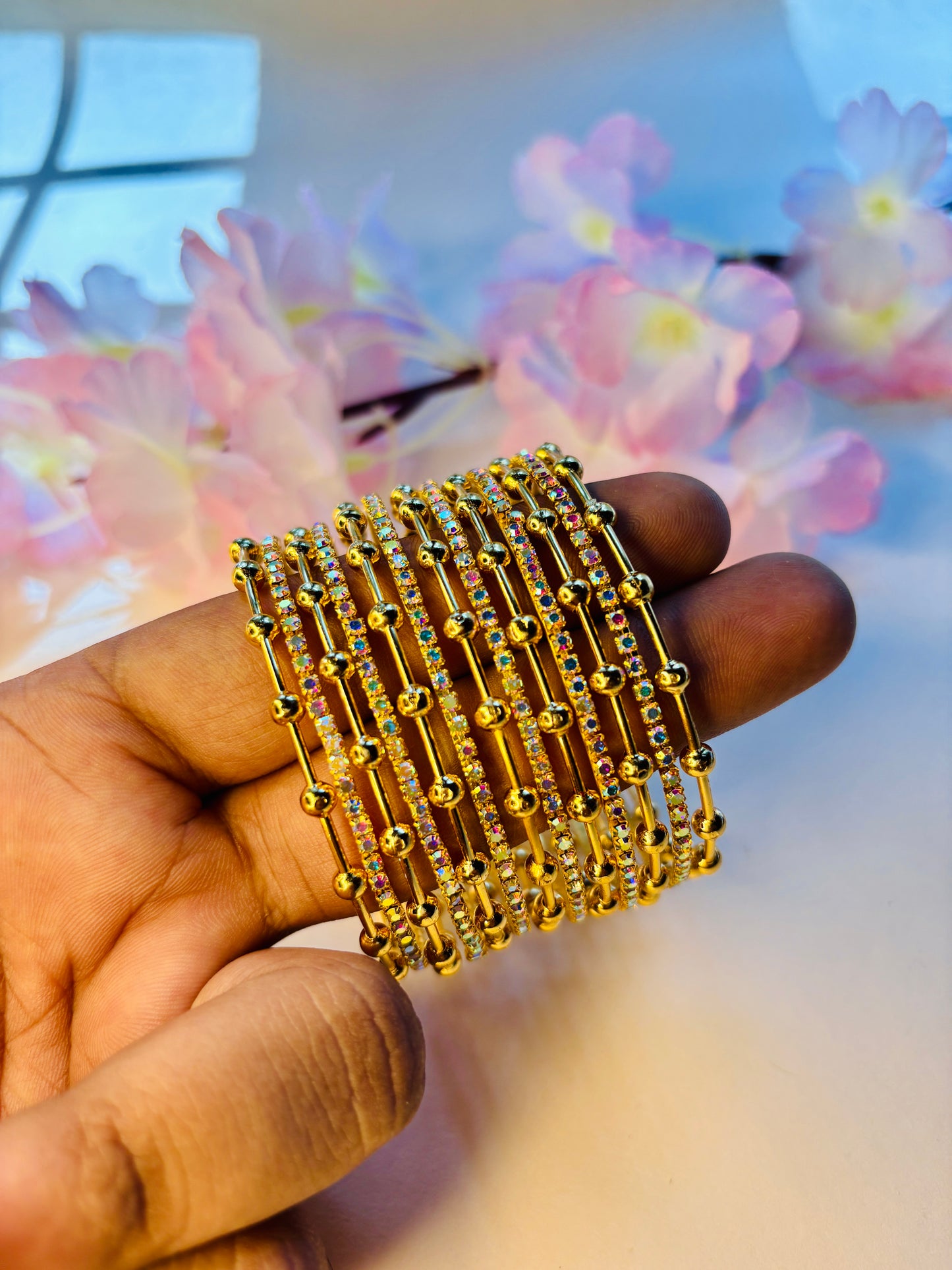 Golden Glow Bangles