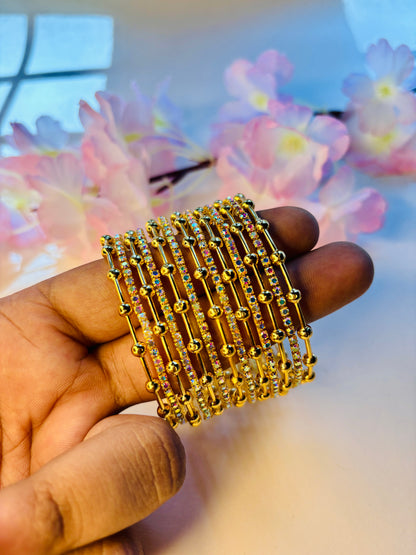 Golden Glow Bangles