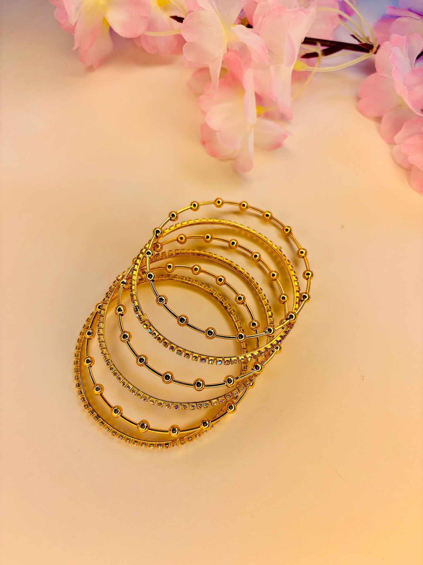 Golden Glow Bangles