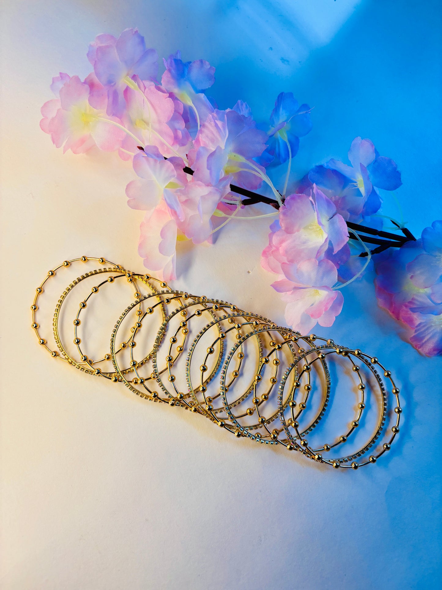 Golden Glow Bangles