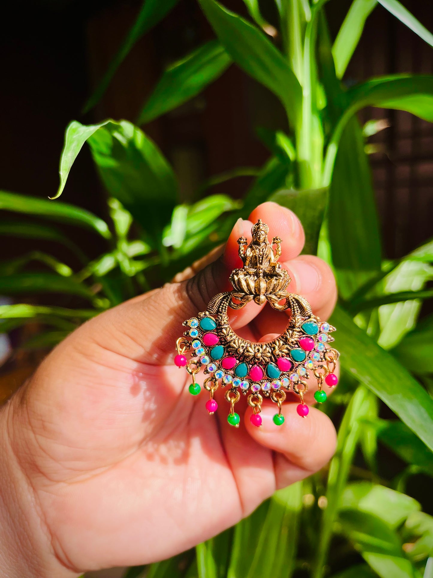 Lakshmi Chandbali temple jhumka(JYO6124)