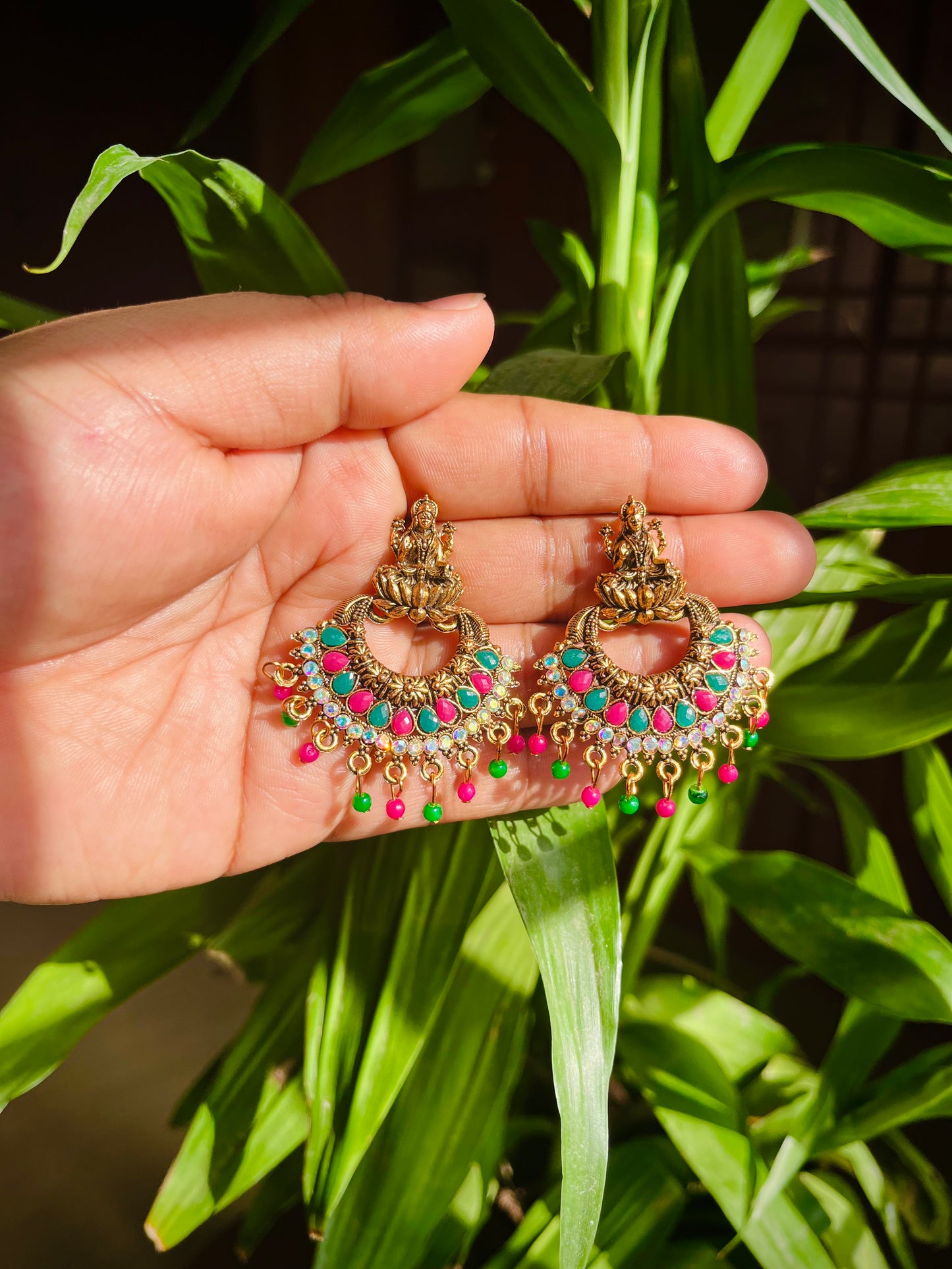 Lakshmi Chandbali temple jhumka(JYO6124)