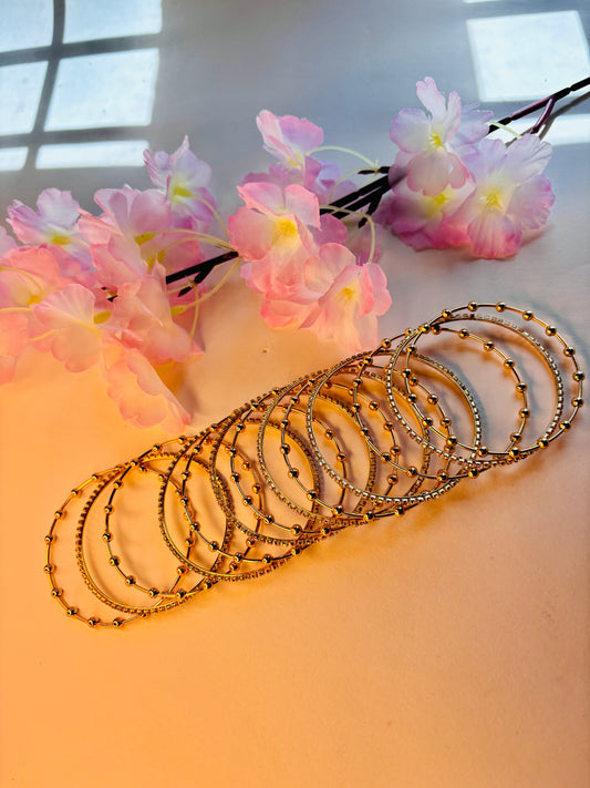 Golden Glow Bangles