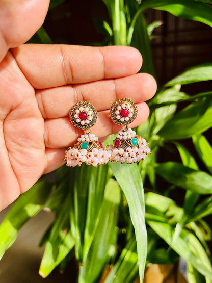 Antique kemp Jhumka (JYO6123)