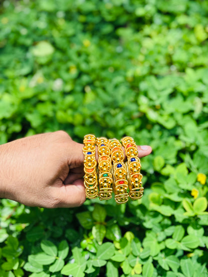 Traditional Gold-Plated Bangles
