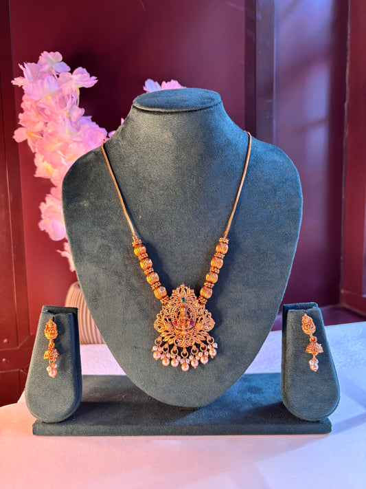 Traditional Lakshmi Haaram set