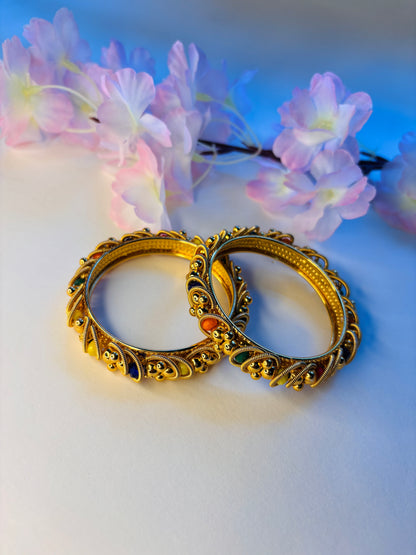 Traditional Gold-Plated Bangles