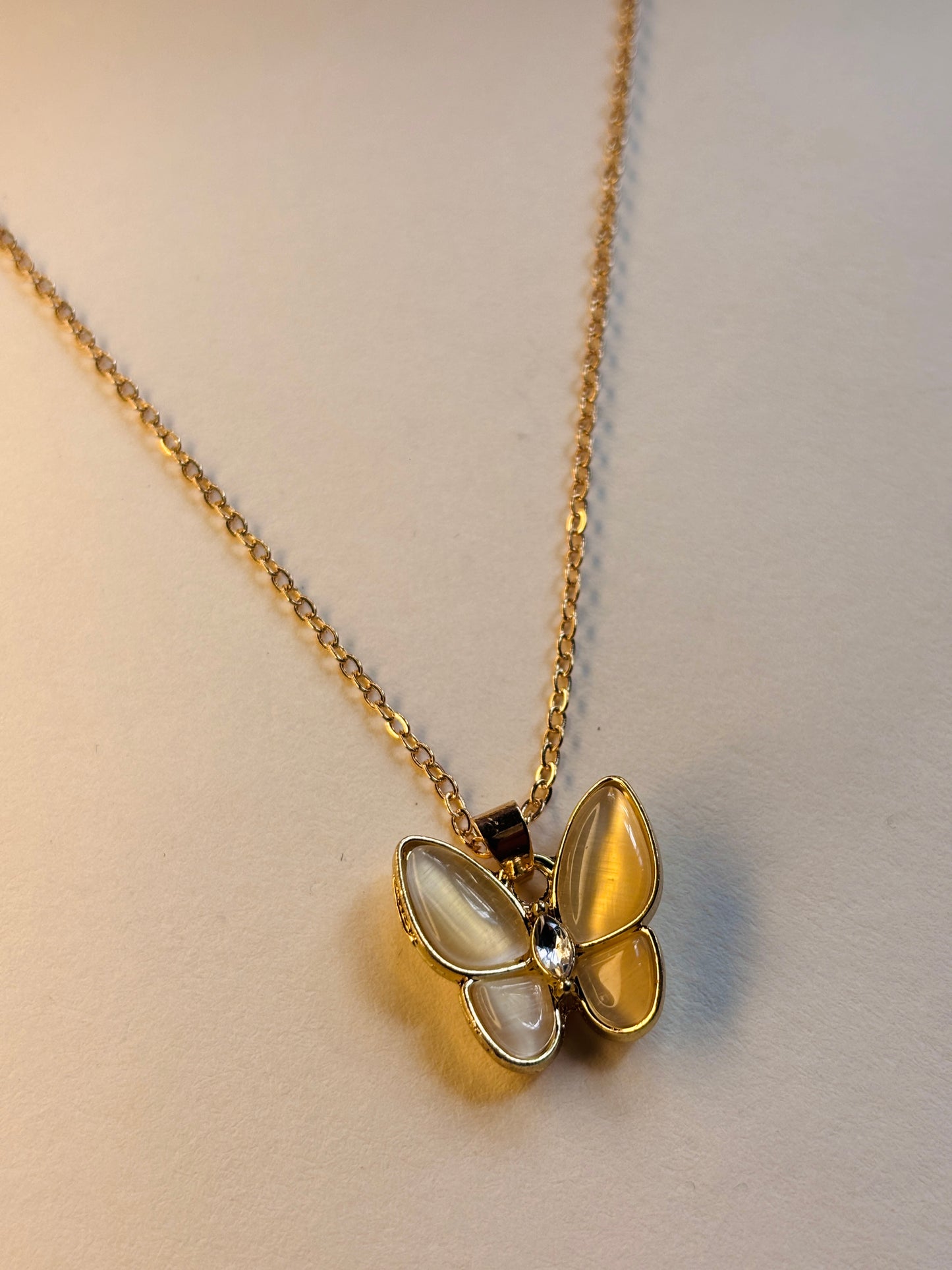 Butterfly Gold-Plated Pendant Necklace 🦋 (JYO7132)