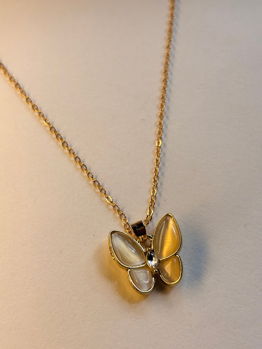 Butterfly Gold-Plated Pendant Necklace 🦋 (JYO7132)